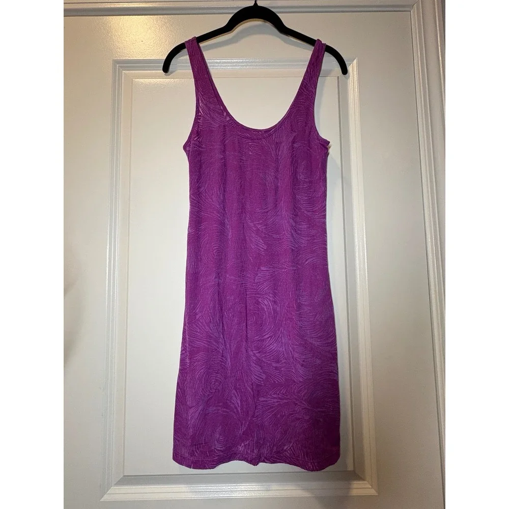 Intimately Free People‎ Purple Burnout Swirl Slip Dress/Sleeveless Tank -Medium